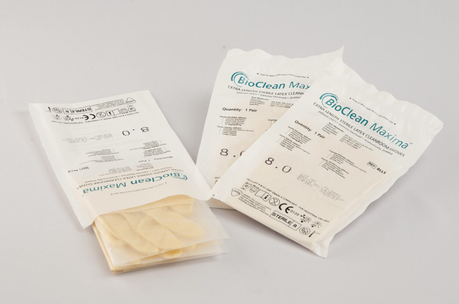 BioClean Maxima Hanske Steril Latex | AET