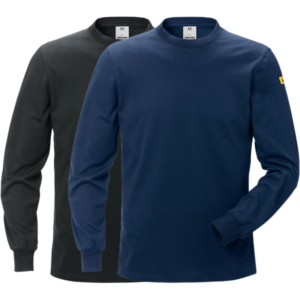 AET ESD langermet T-skjorte fra AET samlebilde svart og mørk marineblå