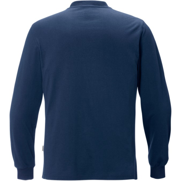 AET ESD langermet T-skjorte mørk marineblå bak fra AET samlebilde
