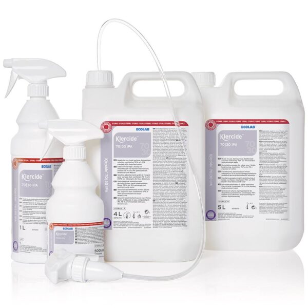 Klercide steril 70% isopropanol med DI vann fra AET